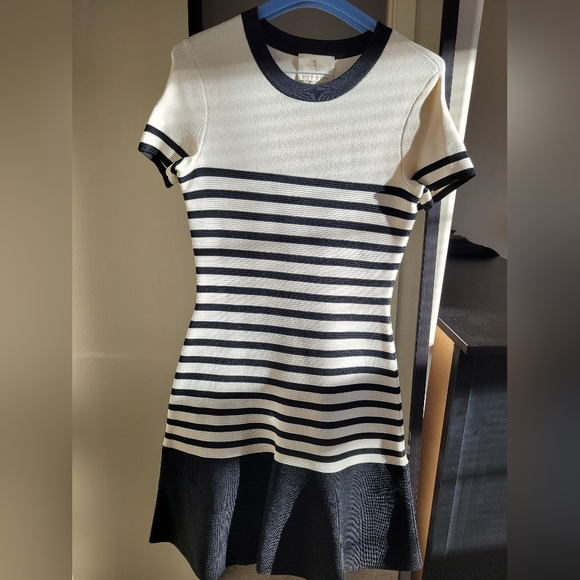 Kate Spade Suba Stripe Dress White Size XS - Picture 3 of 7